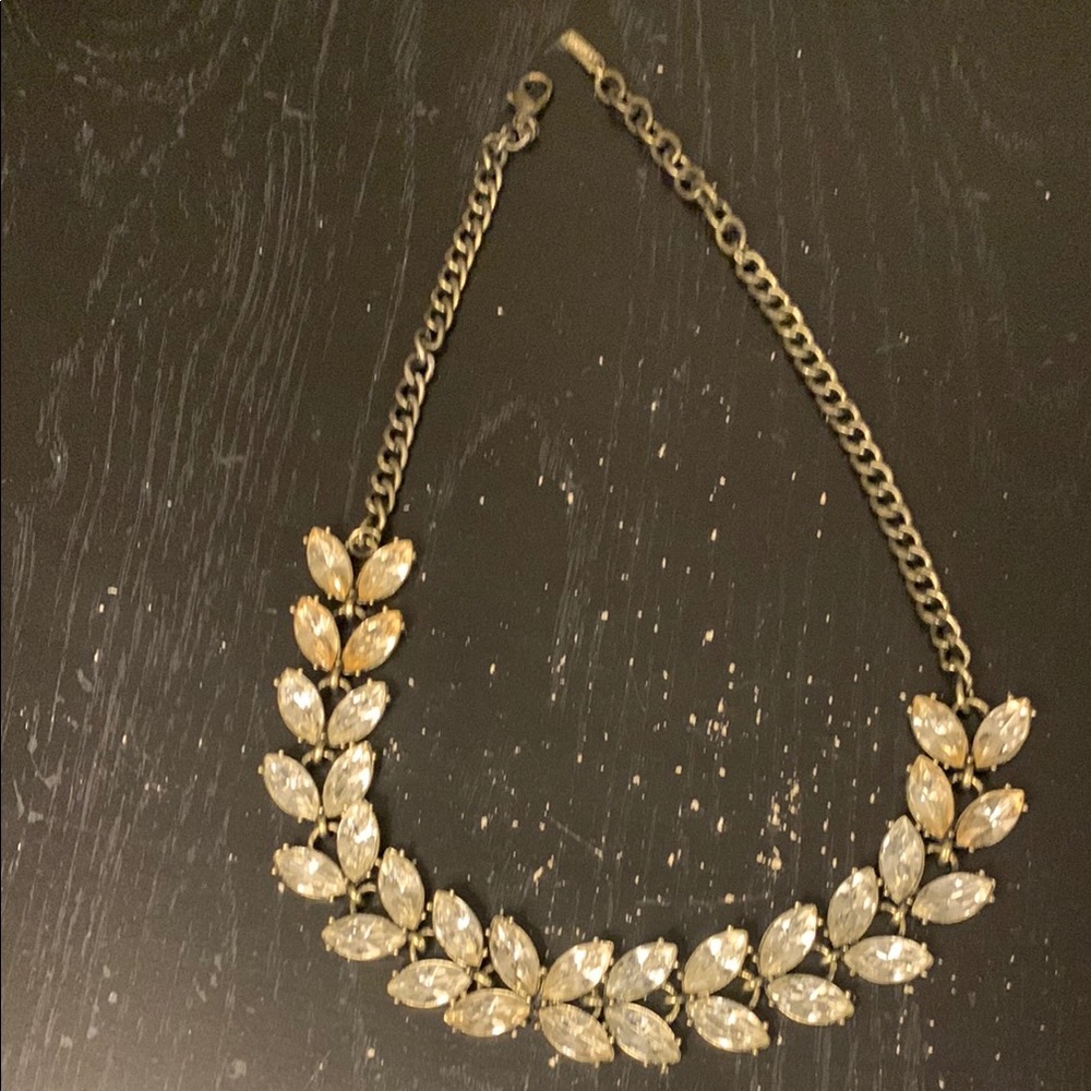 Gold and Silver Leaf Necklace